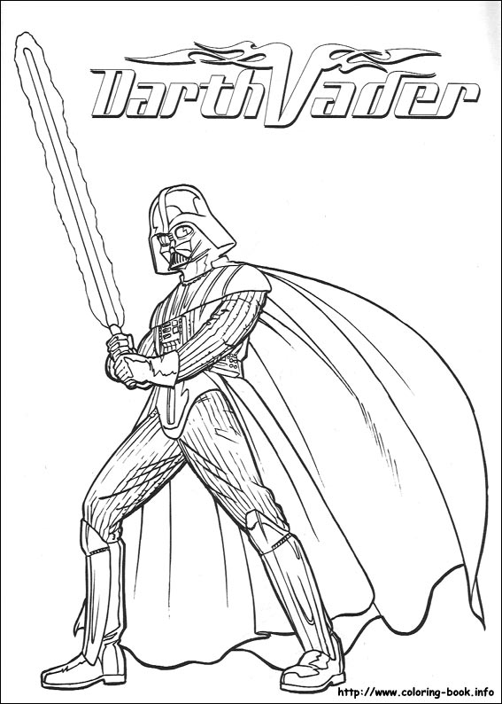 Star Wars coloring picture